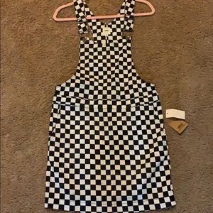 Vans checkered overalls